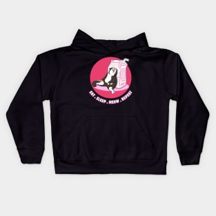 Cute Lazy Cat Kids Hoodie